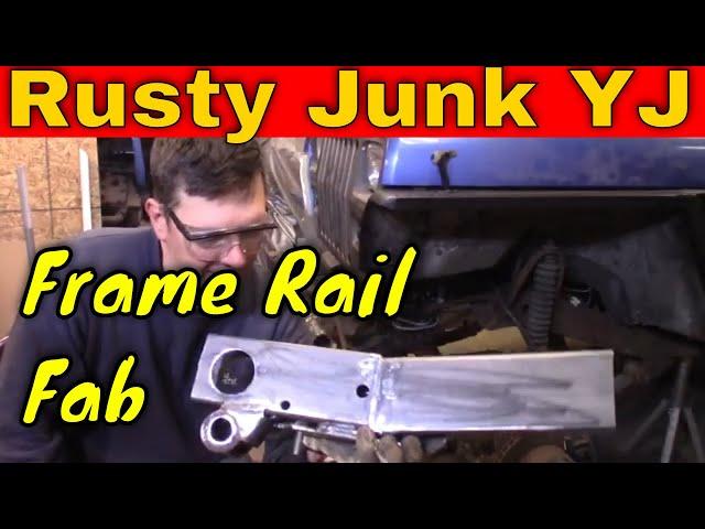 Jeep Wrangler Front Frame Rail Repair:  Project Rusty Junk YJ