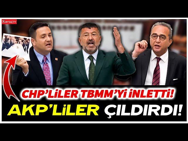 CHP'li Umut Akdoğan ve Veli Ağbaba TBMM'yi inletti! AKP'liler sataşmadan duramadı!