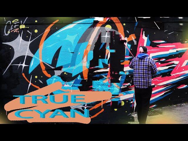 CHEZ 186 - GRAFFITI - TRUE CYAN