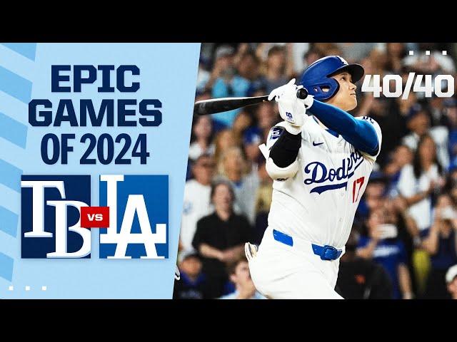 FULL GAME: Shohei Ohtani hits WALK-OFF GRAND SLAM to go 40/40! (Rays at Dodgers) | 大谷翔平ハイライト