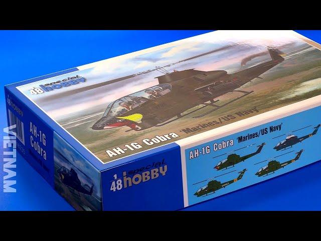 1:48 AH-1G Cobra Marines/US Navy Special Hobby Video Preview