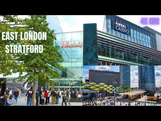 London Walk Stratford City| The beauty of Stratford London [4K HDR]