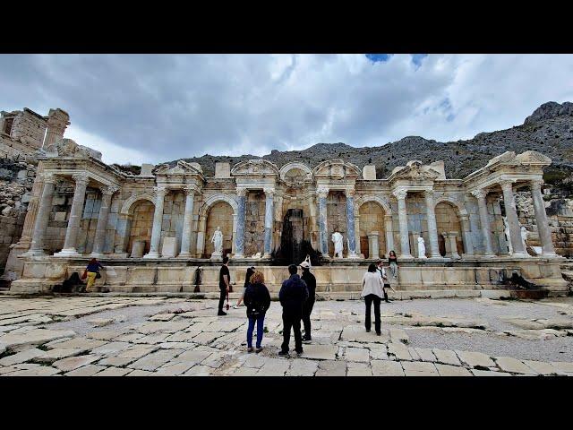 Sagalassos Anicent City Walking Tour in 4K! 2024