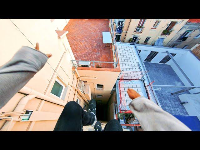 Barcelona Rooftop Parkour POV 