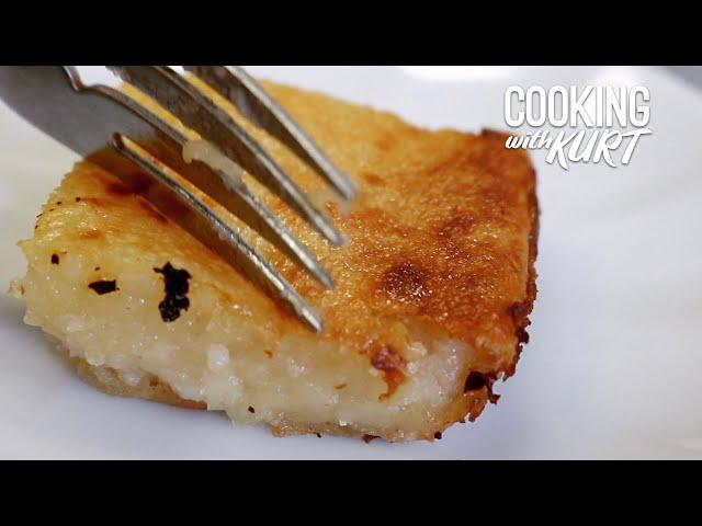 Cassava Cake - Bibingkang Kamoteng Kahoy | Cooking with Kurt