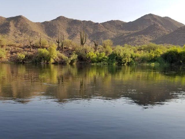 Walking with Lady Liberty at the Salt River with Miss Southern Belle