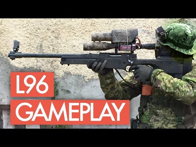 L96 Airsoft Sniper with Silenced Pistol - Gameplay Footage