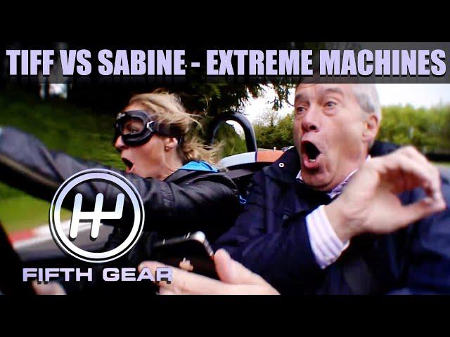 Tiff VS Sabine Schmitz in Extreme Machines | Fifth Gear Classic