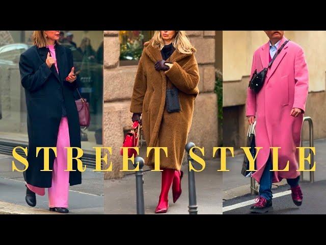 Top Winter Street Style Moments from Milan•Chic, Fashionable and Trendy Outfit Ideas•Italian Fashion