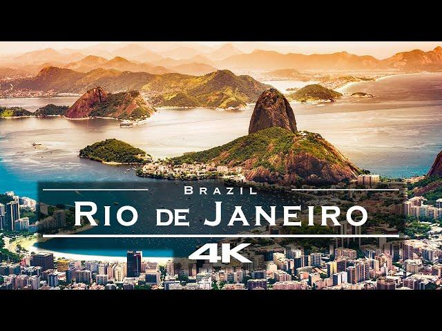 Rio de Janeiro, Brazil   - by drone [4K]