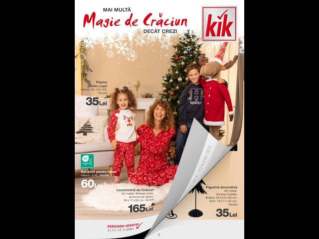 Catalog KiK Decoratiuni Craciun din 11 Noiembrie 2024 / KiK Oferte Craciun