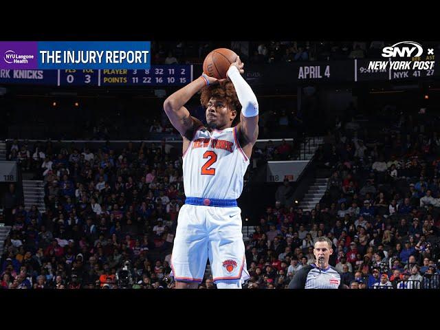 Knee injury plaguing Knicks' key contributor | The Injury Report