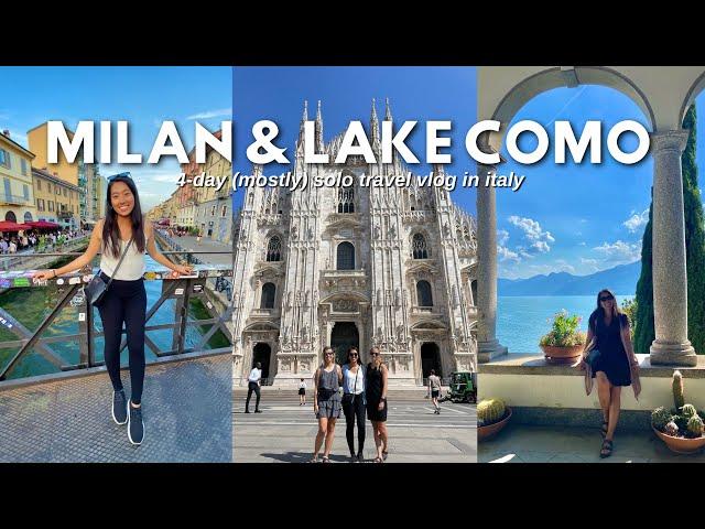 FIRST TIME TRAVELLING TO MILAN AND LAKE COMO // 4-Day Solo Travel Vlog in Italy 