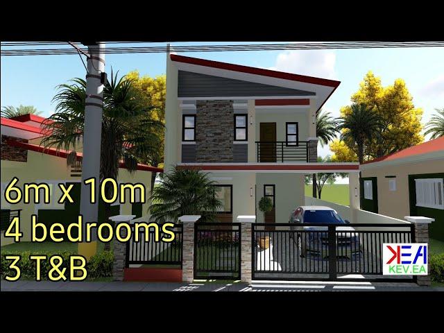 2 storey house with 4 bedrooms