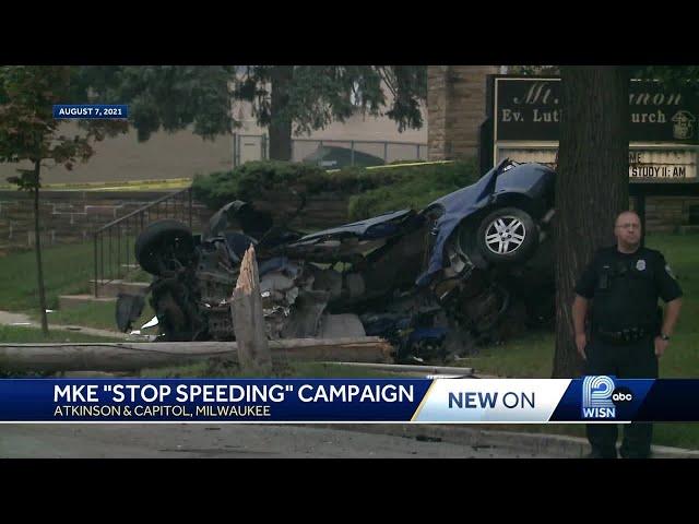 'Speeding we can live without it': New push from the city of Milwaukee to curb reckless driving