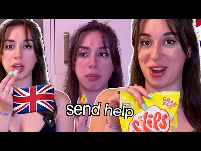 AUSSIE TRIES BRITISH SNACKS