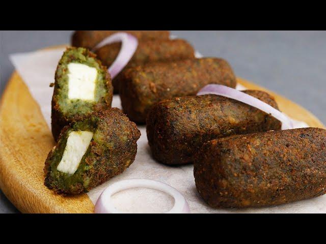 Palak Paneer Rolls | एक न्यू  स्टाइल पालक पनीर जो आपको ज़रूर पसंद आएगा | Spinach Paneer Rolls Recipe