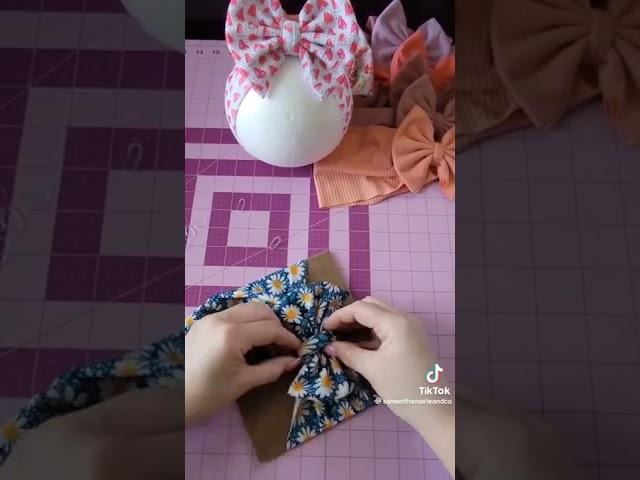 Baby headband tutorial #babyheadband #babyheadband #tutorial #sewing #fashionblogger