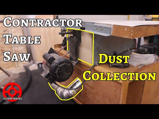 Adding Dust Collection for Contractor Table Saw | Delta Model 10