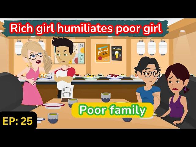 Poor family Episode 25 | English Story | English Conversation | Learn English with Kevin