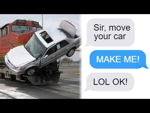 r/Prorevenge "Sir, Move Your Car" "MAKE ME!" Funny Reddit Posts