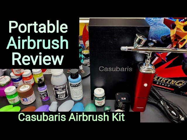 Portable Airbrush Review - Awesome Product - Casubaris Airbrush Kit - Affordable Full Set-Up