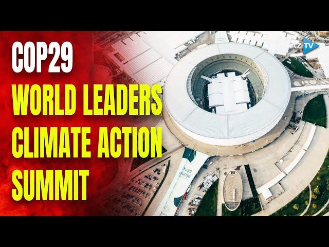 World leaders deliver national statements at COP29 - LIVE