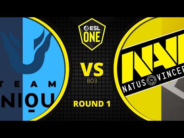 TEAM UNIQUE vs NAVI - Round 1 Upper Division - DPC 2021 CIS ESL ONE Dota 2 Highlights