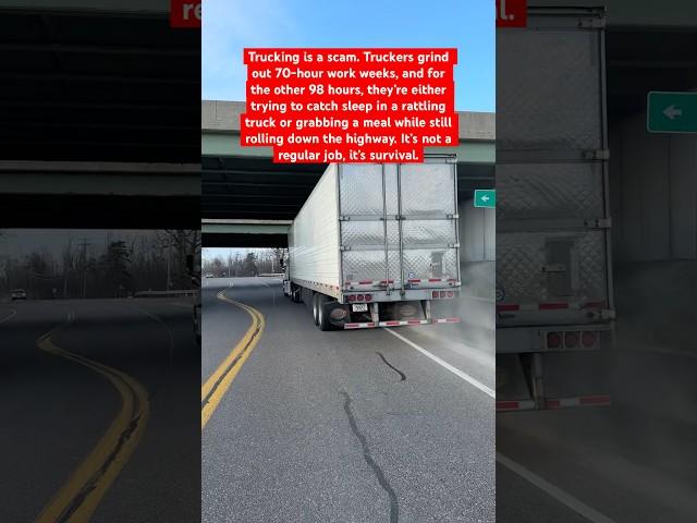 Why Trucking Is the Biggest Scam in America #hustle #bluecollar #cdllife #grind #underpaid #truck