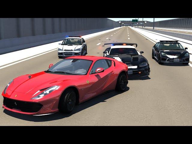 Extreme Police Chases Crashes/Fails #26 - BeamNG Drive Car crashes Compilation