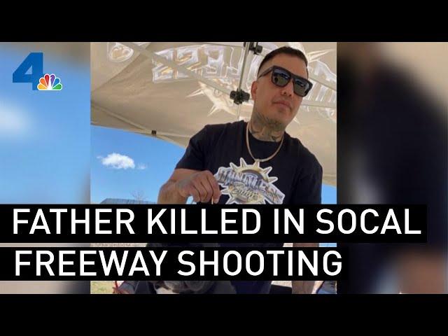 Father Killed, Two Sons Injured in Freeway Shooting | NBCLA