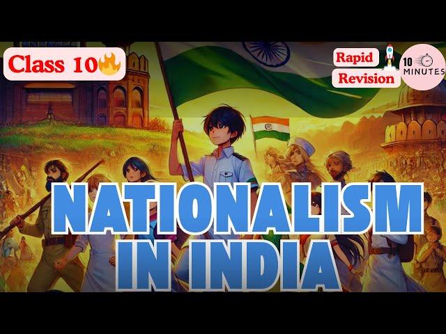 Nationalism In India Class 10 | One Shot Rapid Revision(Animated) | History Class 10