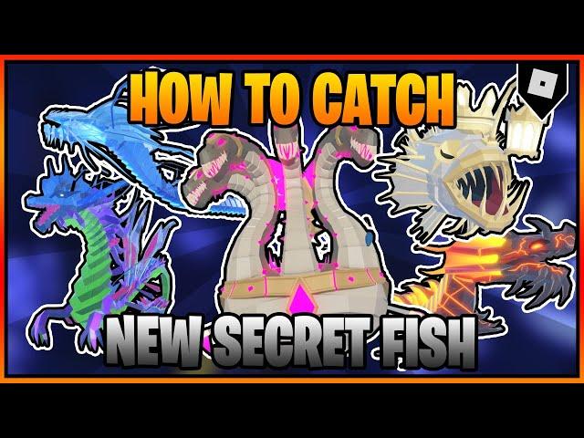 How to catch ALL 5 NEW SECRET FISH in FISCH (Mariana's Veil) || Roblox