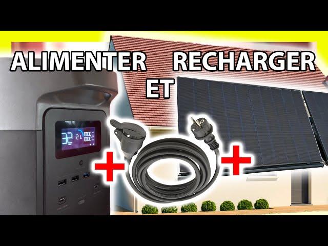 Ecoflow + Sunology: Recharger et Alimenter sa maison en même temps