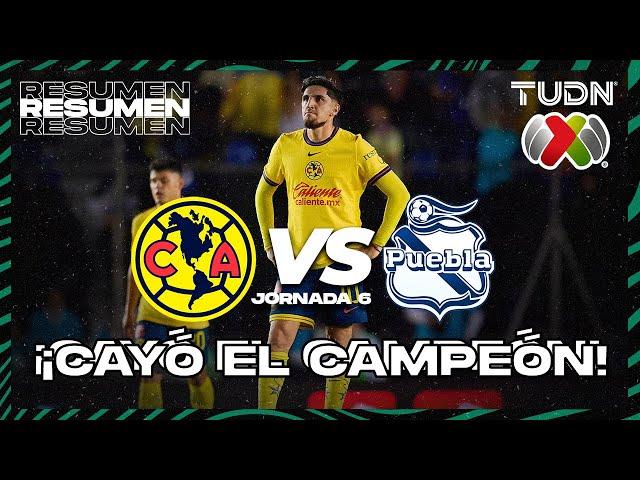 Resumen | América vs Puebla | Liga Mx -AP2024 - J5 | TUDN