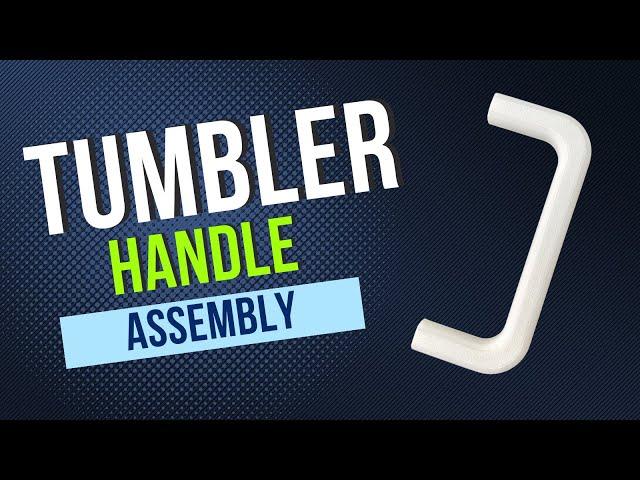 3D Tumbler Sleeve - Tumbler Handle Assembly