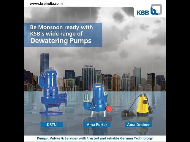 KSB Dewatering Pumps range