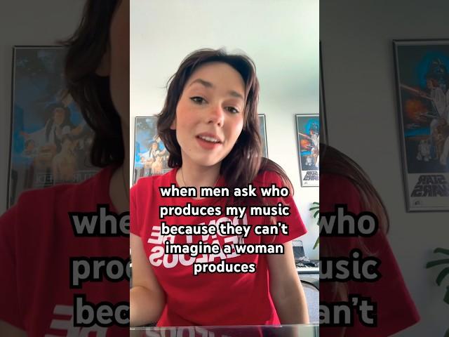 Women Can Produce Music Too! #femaleproducer #producerlife #musicproducers #youtubeshort #shorts