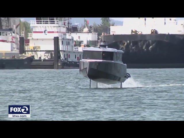 Water taxis of the future take flight on the San Francisco Bay