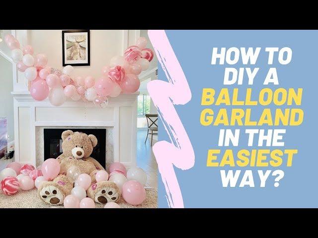 HOW TO | DIY a balloon garland in the easiest way? | House Warming Party