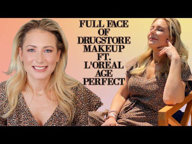 ALL Drugstore GRWM Featuring L'Oreal Age Perfect Line | MsGoldgirl