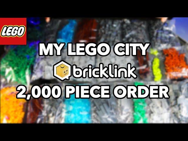 My 2,000+ Piece BrickLink Haul For The LEGO City!