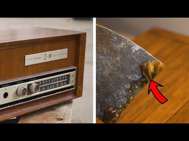 Beneath The Gunk Was A Gorgeous Mid Century Radio