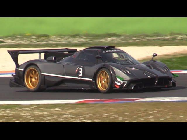 BIG CRASH, Pagani Zonda Revolucion & Huayra R EVO & More- Kateyama Misano Test Day 28/2/2025