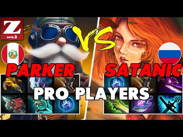 PARKER (GYROCOPTER) Carry vs SATANIC (LINA) Mid - Epic Battle Of Pro Dota 2 Players - Z Dota 2