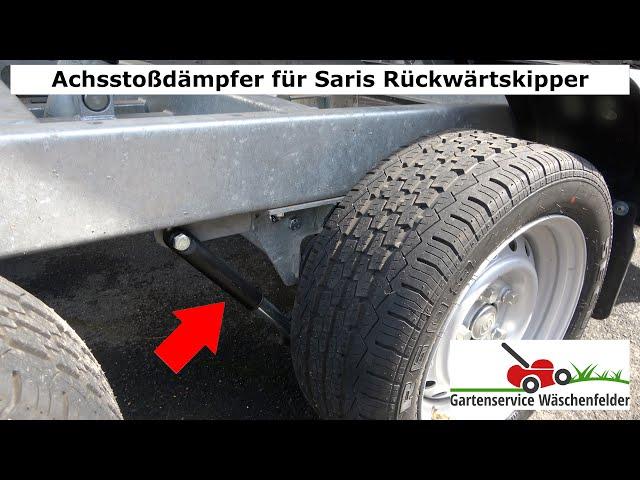 Stoßdämpfer und LED-Rücklichter für den Saris Rückwärtskipper 