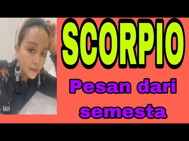 Zodiak Scorpio ️ Pesan dari semesta