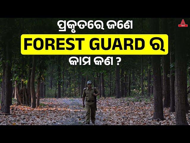 Odisha Forest Guard Job Profile | Forest Guard Job Profile | Know Full Details