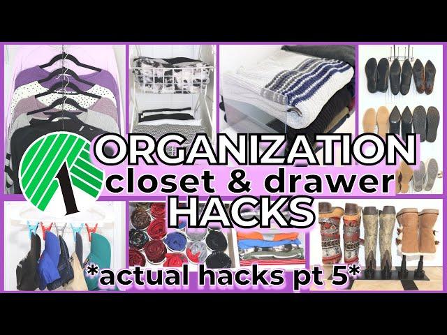 *NEW* Dollar Tree CLOSET Organization Hacks