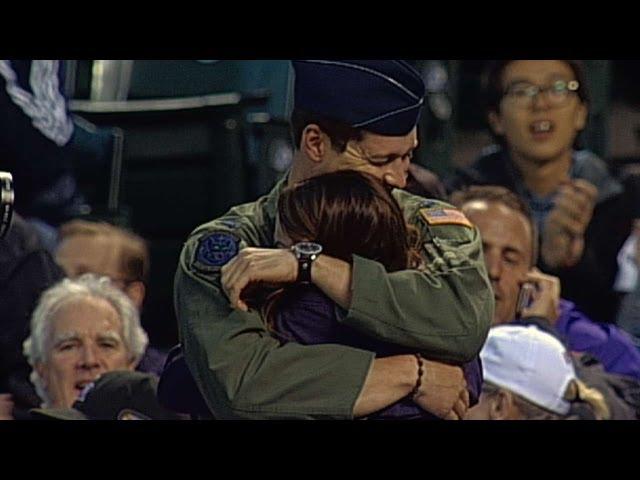 Rockies fan is surprised with return of military hero